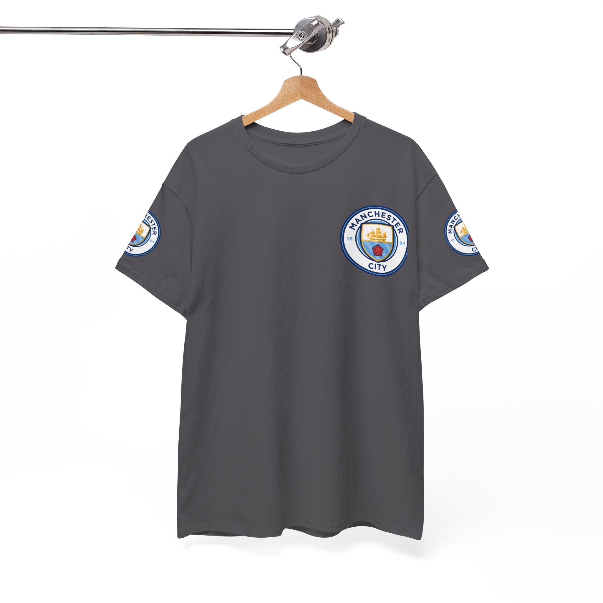Manchester City Crest T-Shirt — Football Club Logo Tee