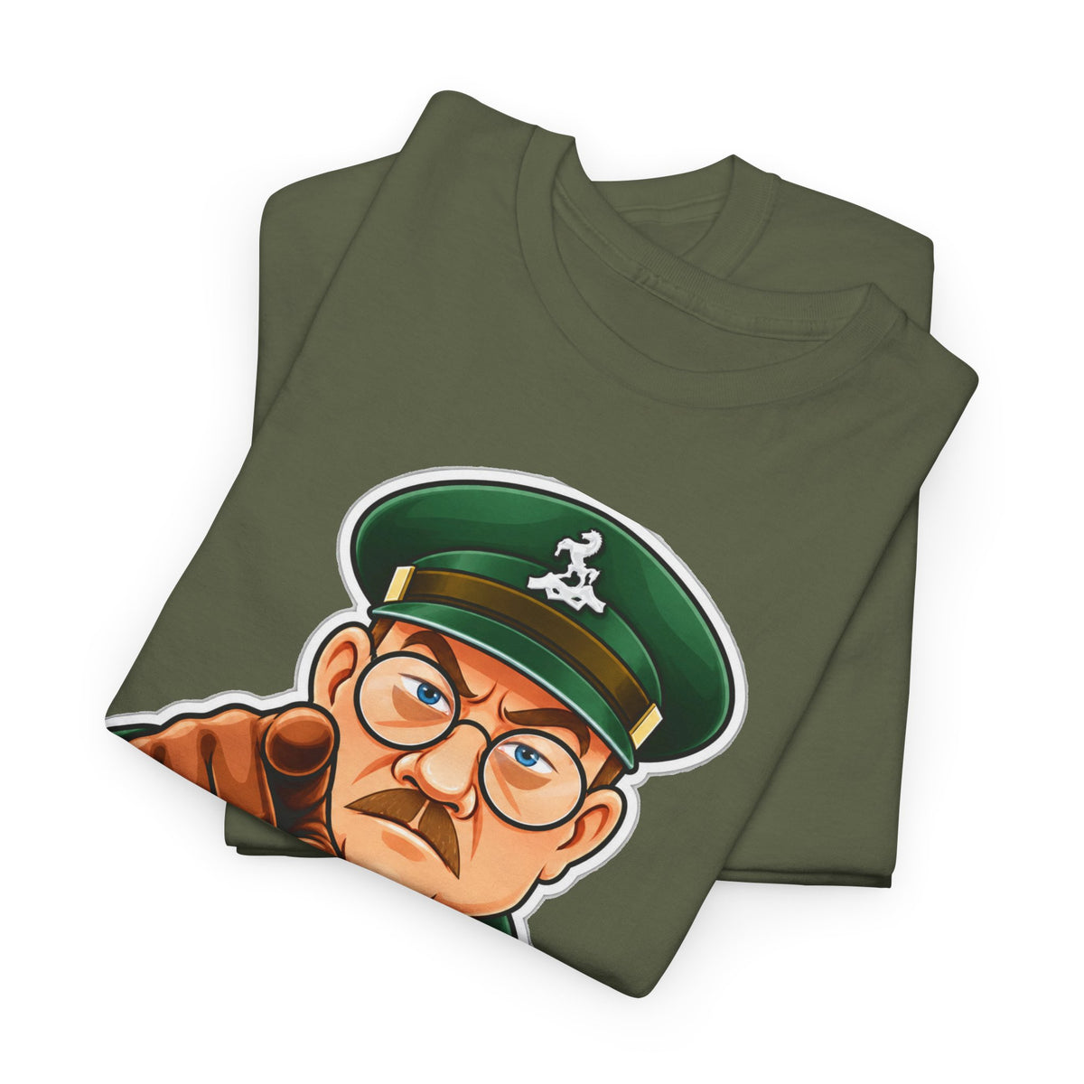 Don’t Tell Him Pike T-Shirt — Vintage Military Sergeant Pointing Graphic Tee