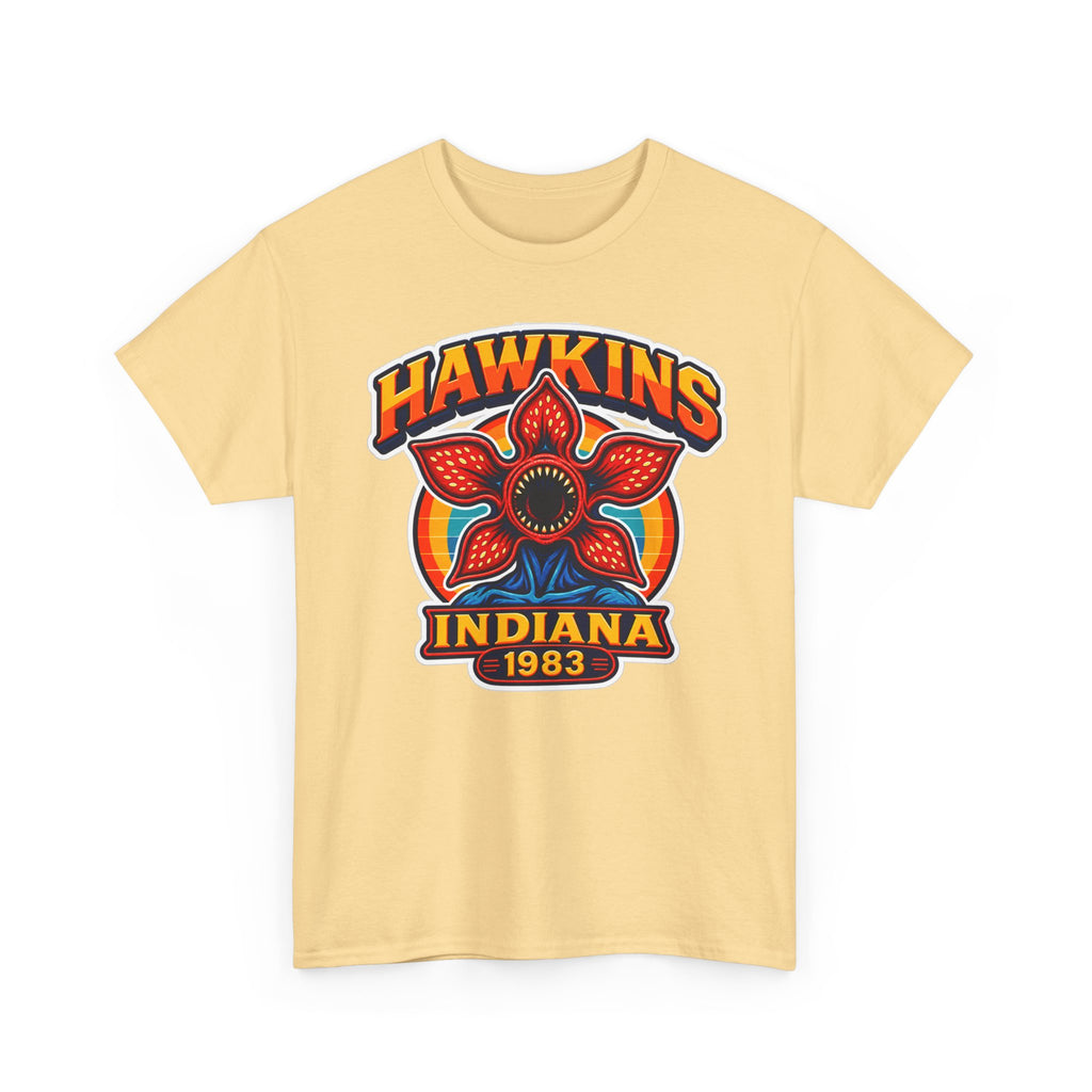 Hawkins Indiana 1983 Demogorgon Floral Cotton T-Shirt