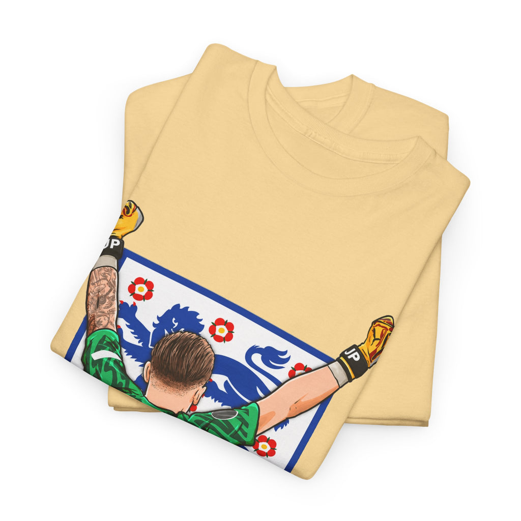 Pickford England Number 1 Goalkeeper Graphic Tee — Victory Pose Jersey Design