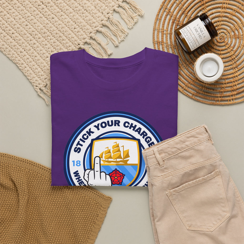 Manchester City "Stick Your Charger Where the Sun Don't Shine" Cotton t-shirt