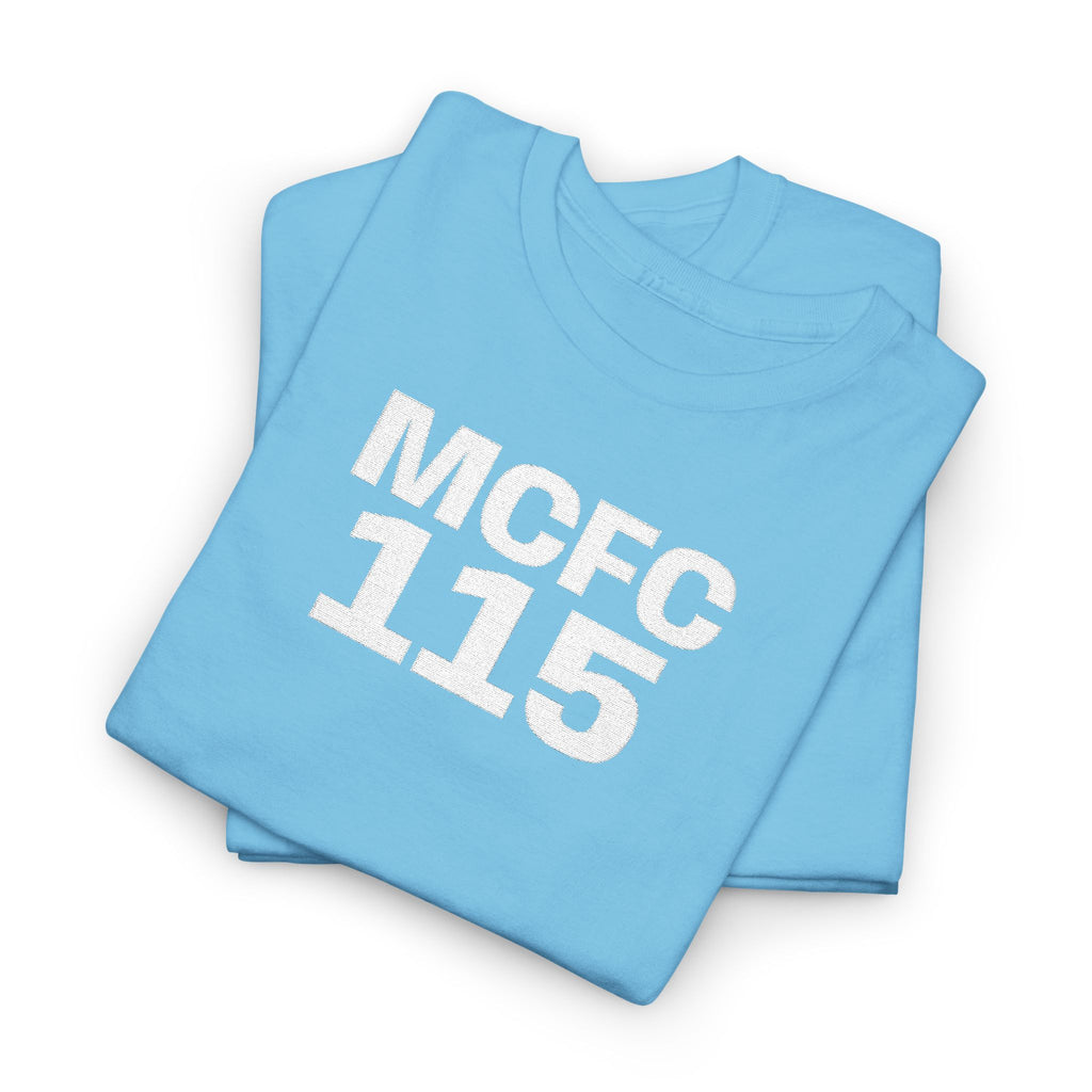 MCFC 115 T-Shirt — Vintage Football Club Number Tee