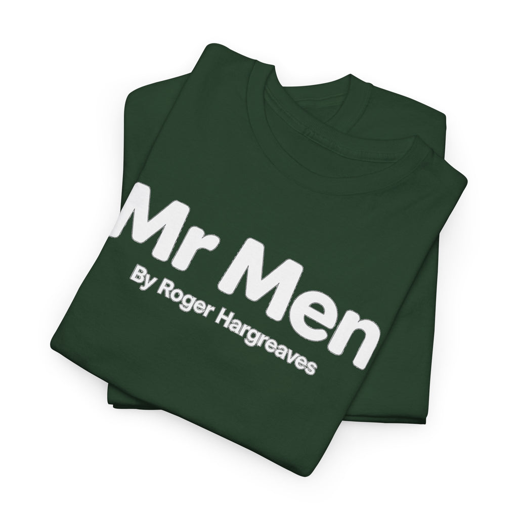 Mr Men T-Shirt – Retro 'Mr Men by Roger Hargreaves' Logo Tee
