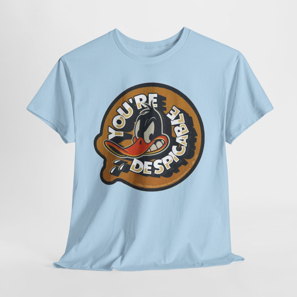 Vintage Daffy Duck Graphic Tee — “You're Despicable” Retro Cartoon Shirt