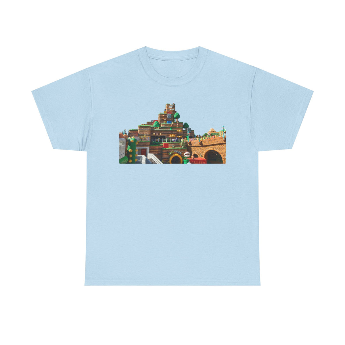 Epic Universe T-Shirt — Colorful Vintage Train Station Illustration Tee