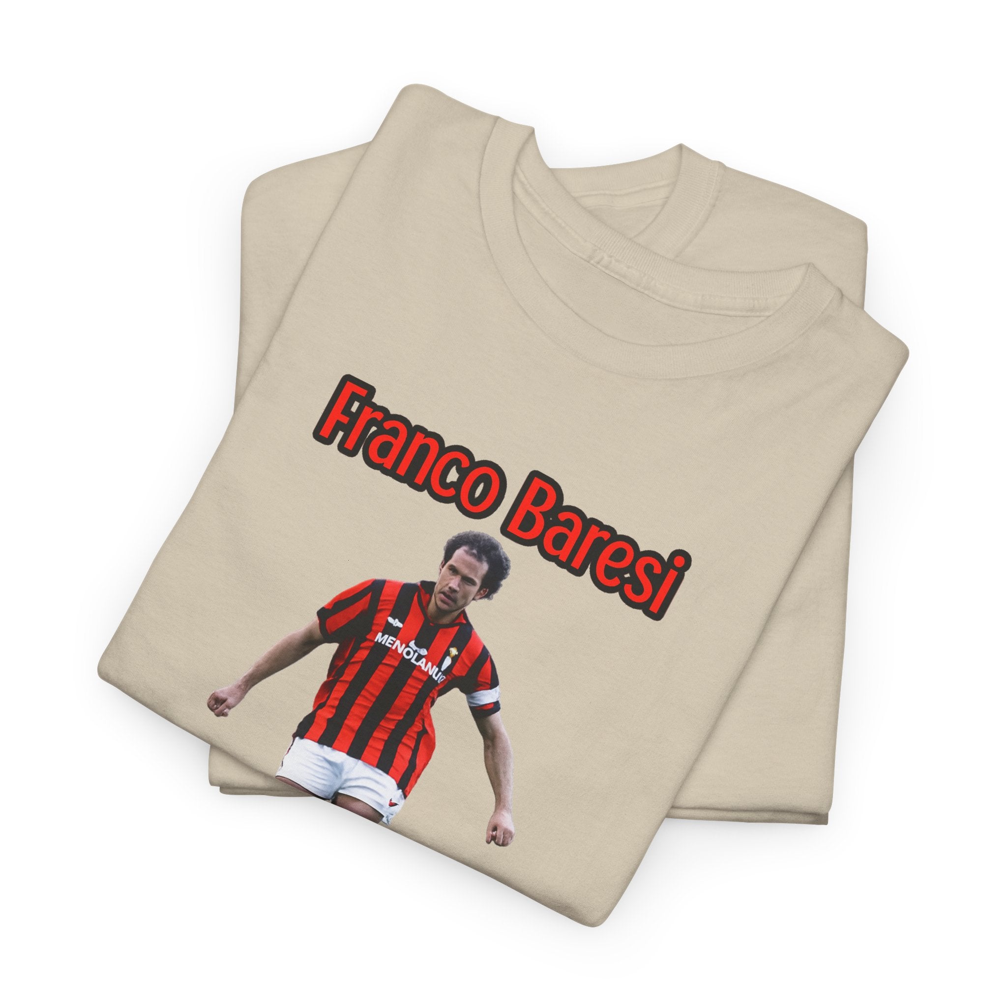 Franco Baresi Legend Tee — AC Milan Retro Soccer Graphic T-Shirt
