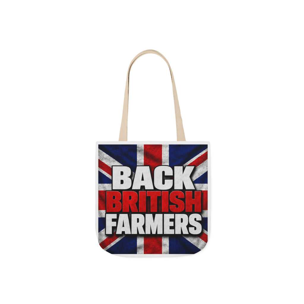 Back British Farmers Canvas Tote Bag — Union Jack Farming Support Tote