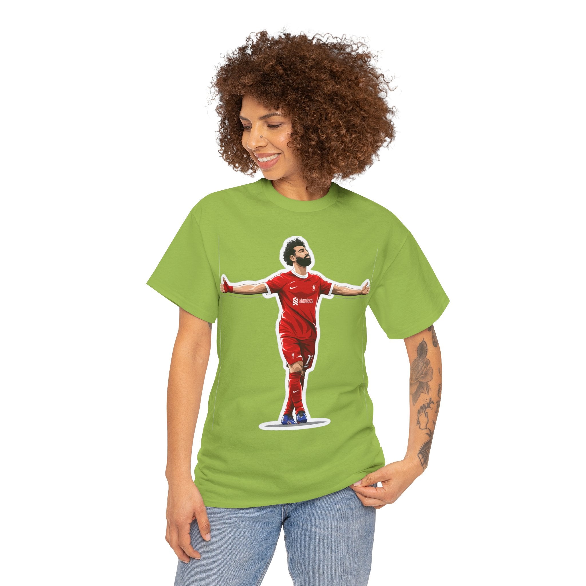 Mo Salah Celebration Tee — Liverpool Graphic T-Shirt