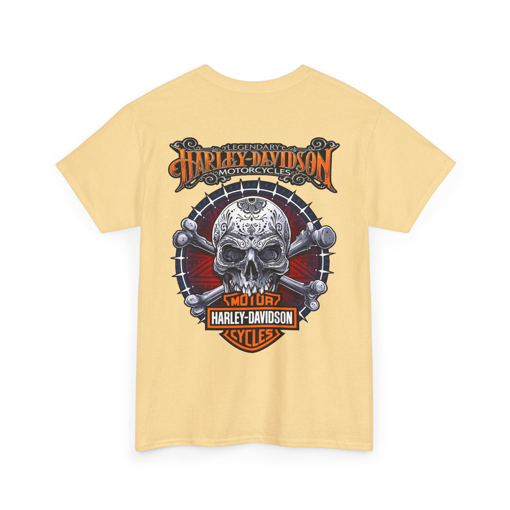 Harley-Davidson Skull Logo Cotton T‑Shirt