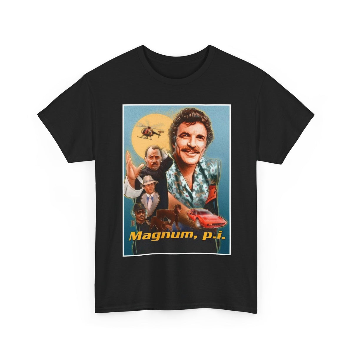 Magnum, P.I. Retro TV Show Inspired Cotton T-Shirt