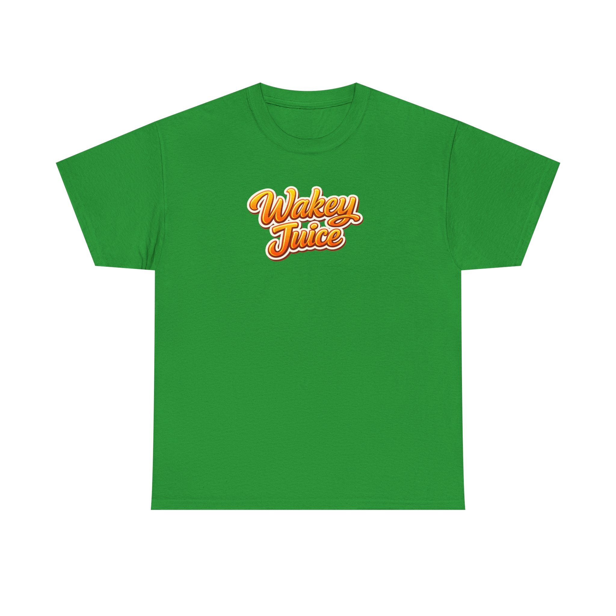 Wakey Juice T‑Shirt — Retro Orange Script Graphic Tee