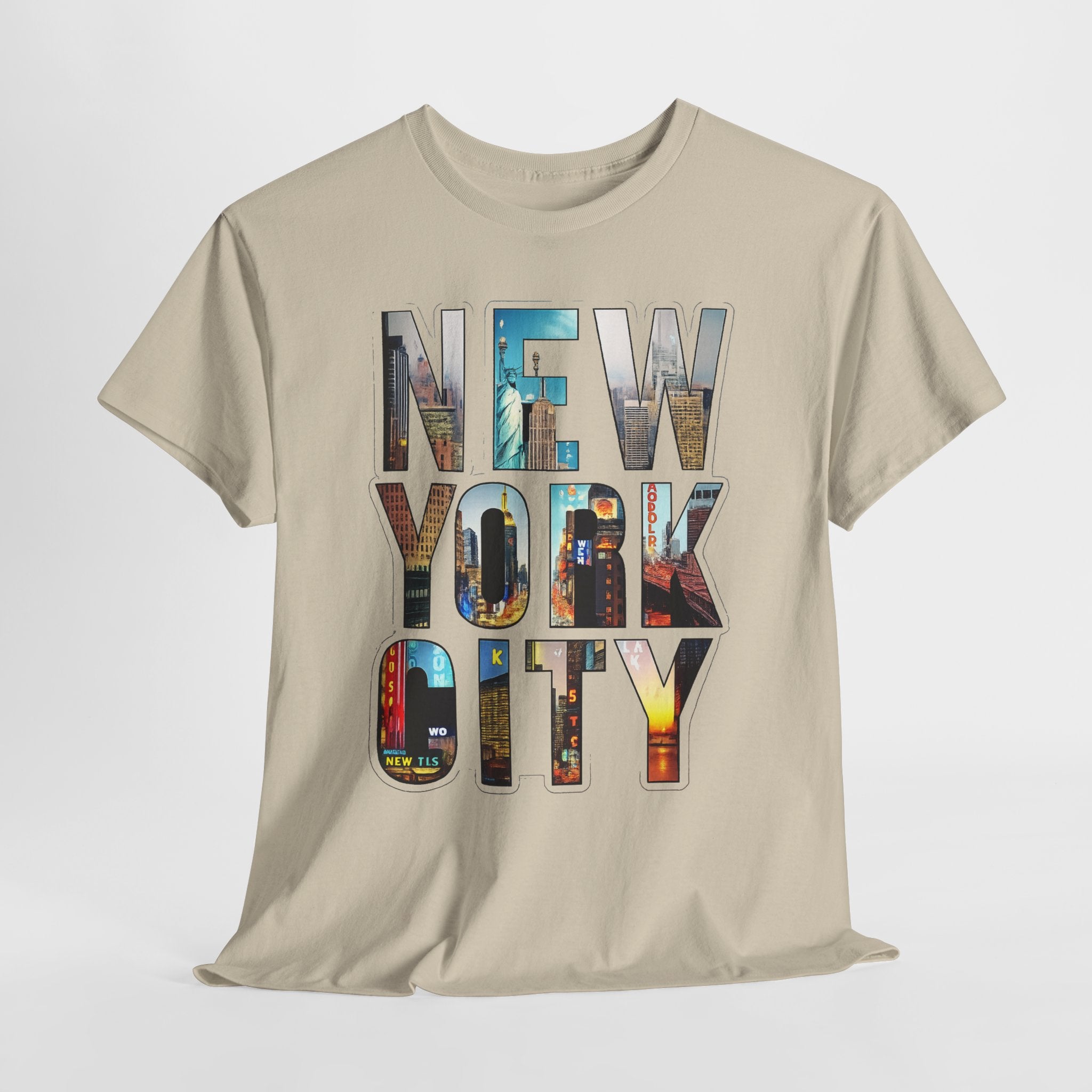 New York City Photo-Block Tee — Vintage Skyline Graphic T-Shirt