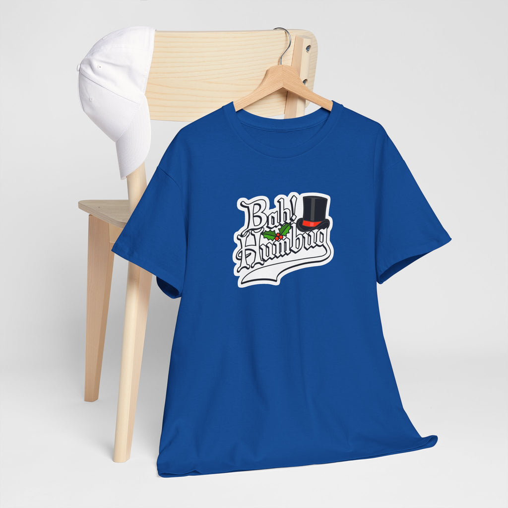 Bah Humbug Christmas Graphic Cotton T-Shirt / Tee