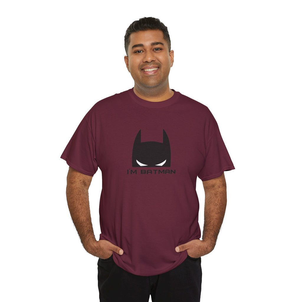 I'm Batman Graphic Tee — Funny Superhero Mask T-Shirt