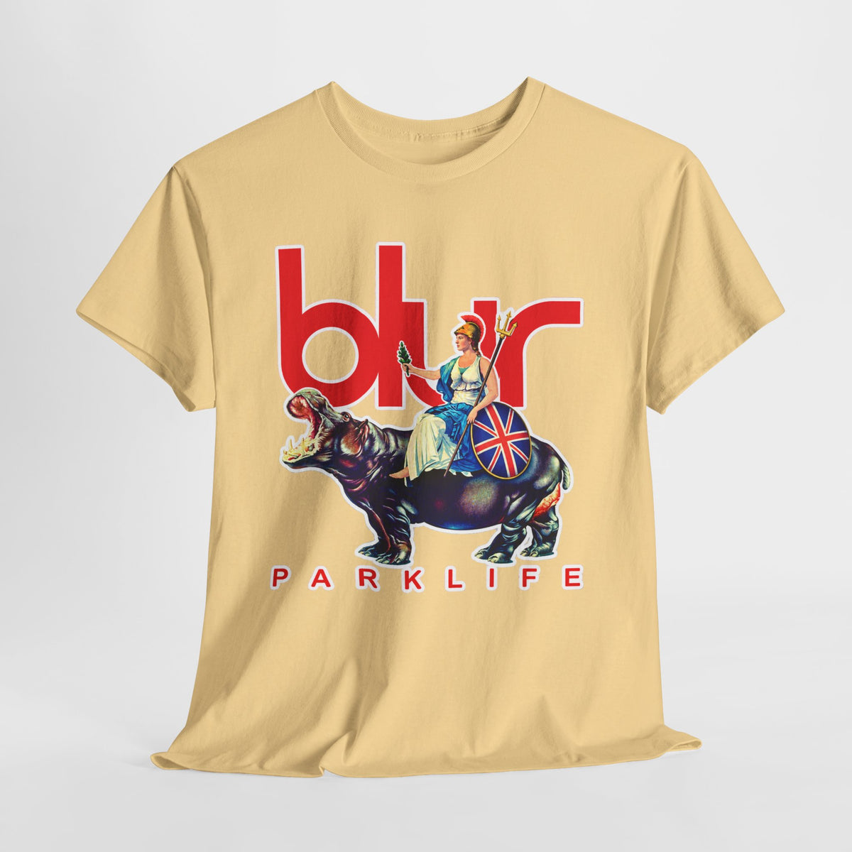Blur PARKLIFE British Bulldog Graphic Cotton T-Shirt