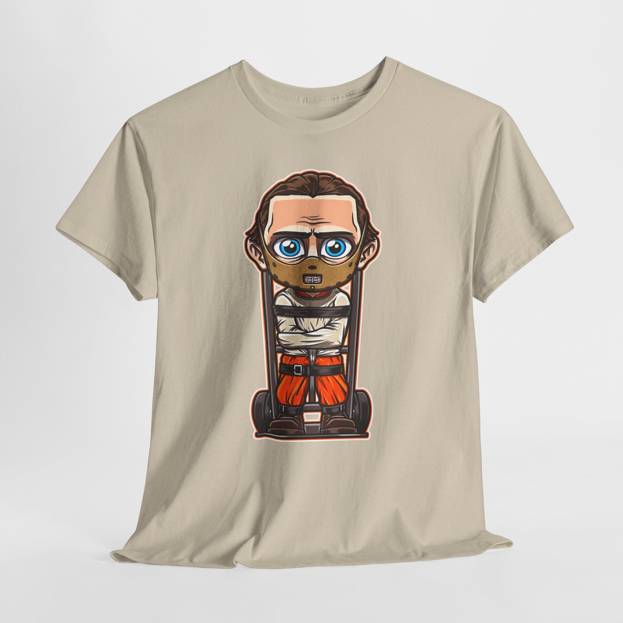 Chibi Prisoner Character Tee — Cute Cartoon Inmate Graphic T-Shirt