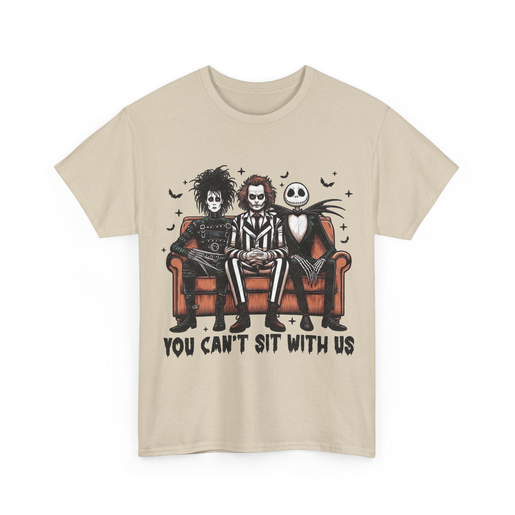 Johnny Depp Graphic Tee — 'You Can't Sit With Us' Halloween Horror Trio T-Shirt