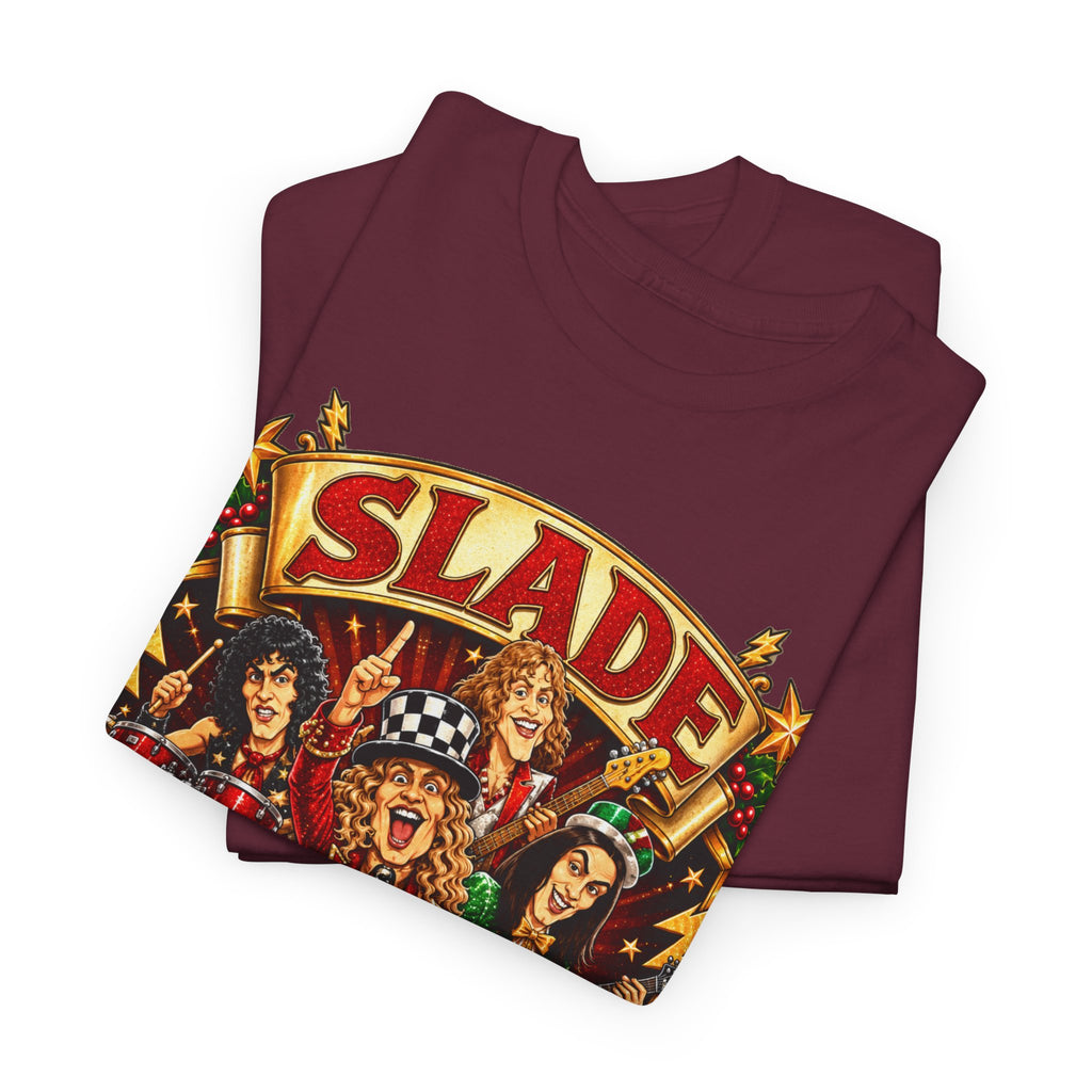 Slade it's Christmas Unisex Heavy Cotton Tee