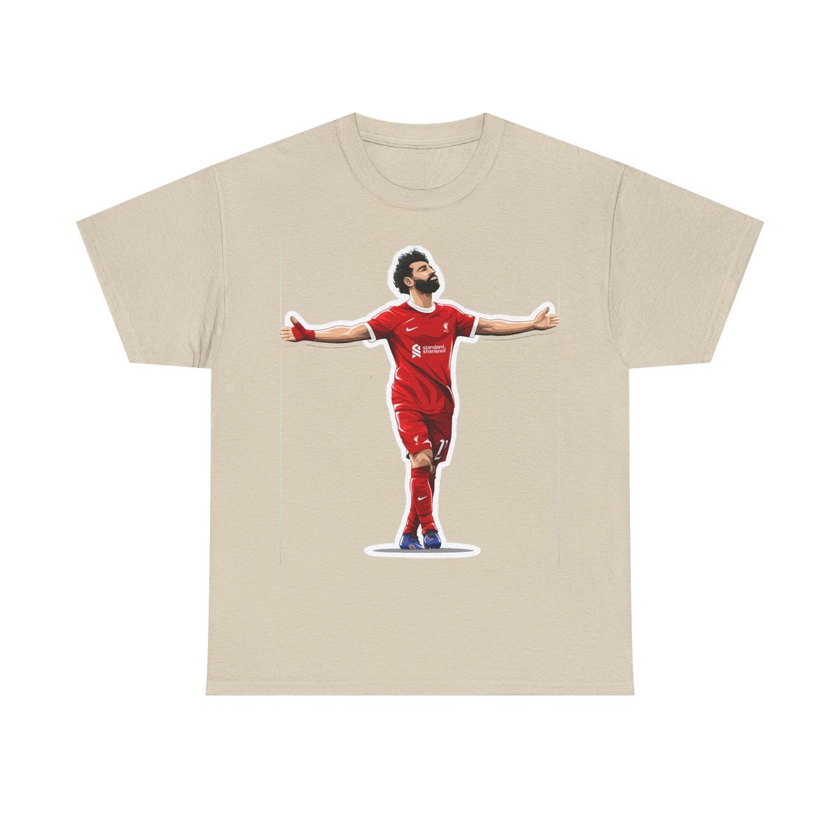 Mo Salah Celebration Tee — Liverpool Graphic T-Shirt
