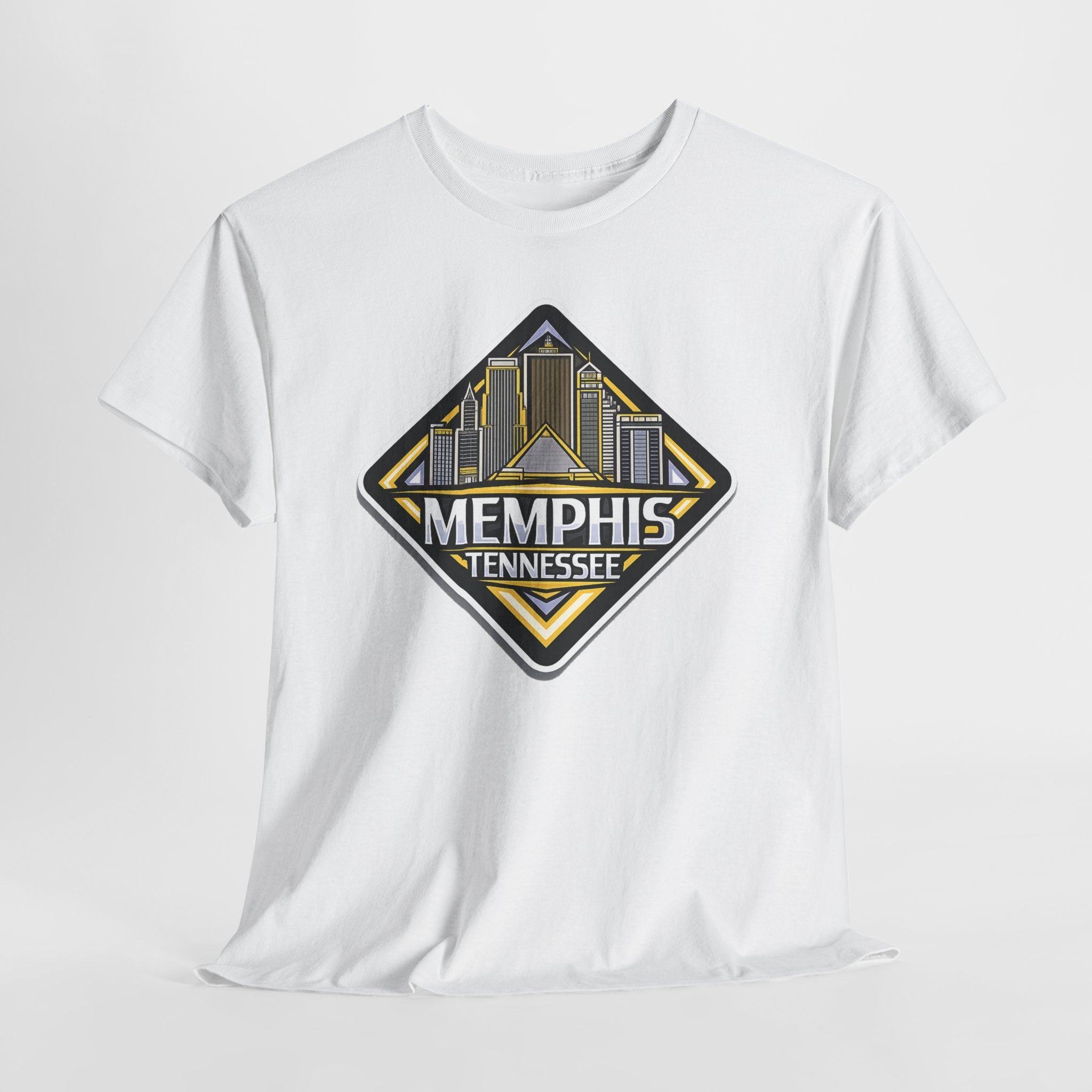 Memphis Tennessee Skyline T‑Shirt — Retro City Badge Tee