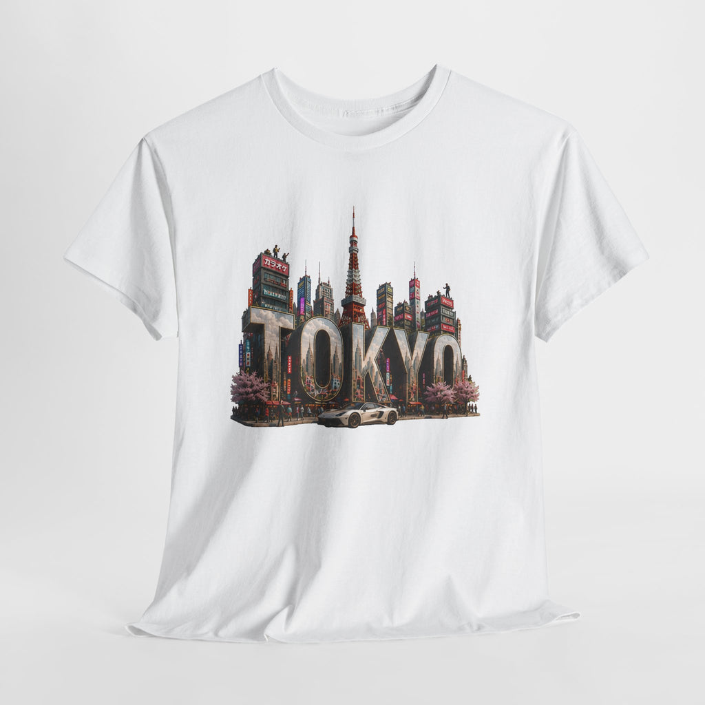 Tokyo Skyline T-Shirt — Vintage Cityscape Graphic Tee