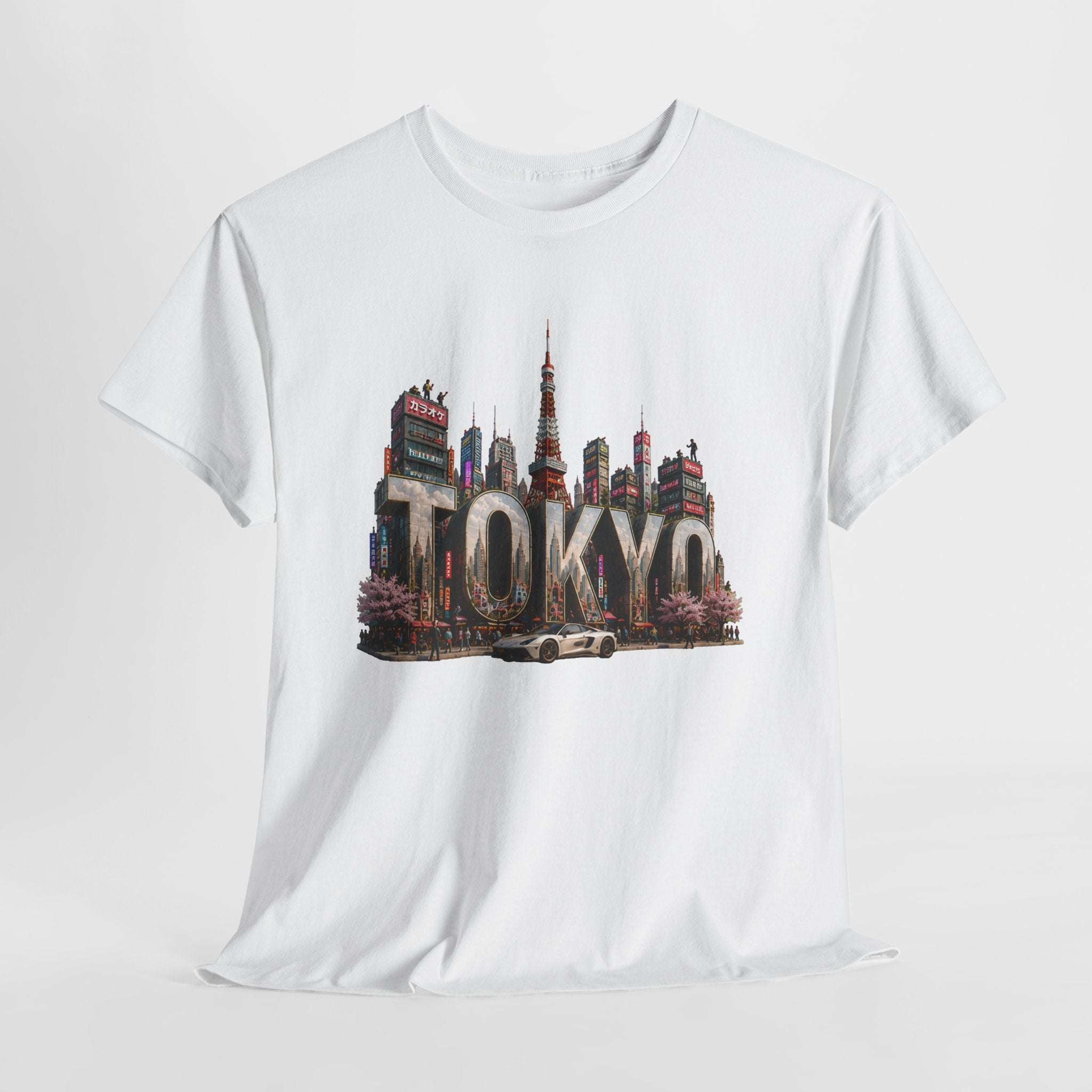 Tokyo Skyline T-Shirt — Vintage Cityscape Graphic Tee
