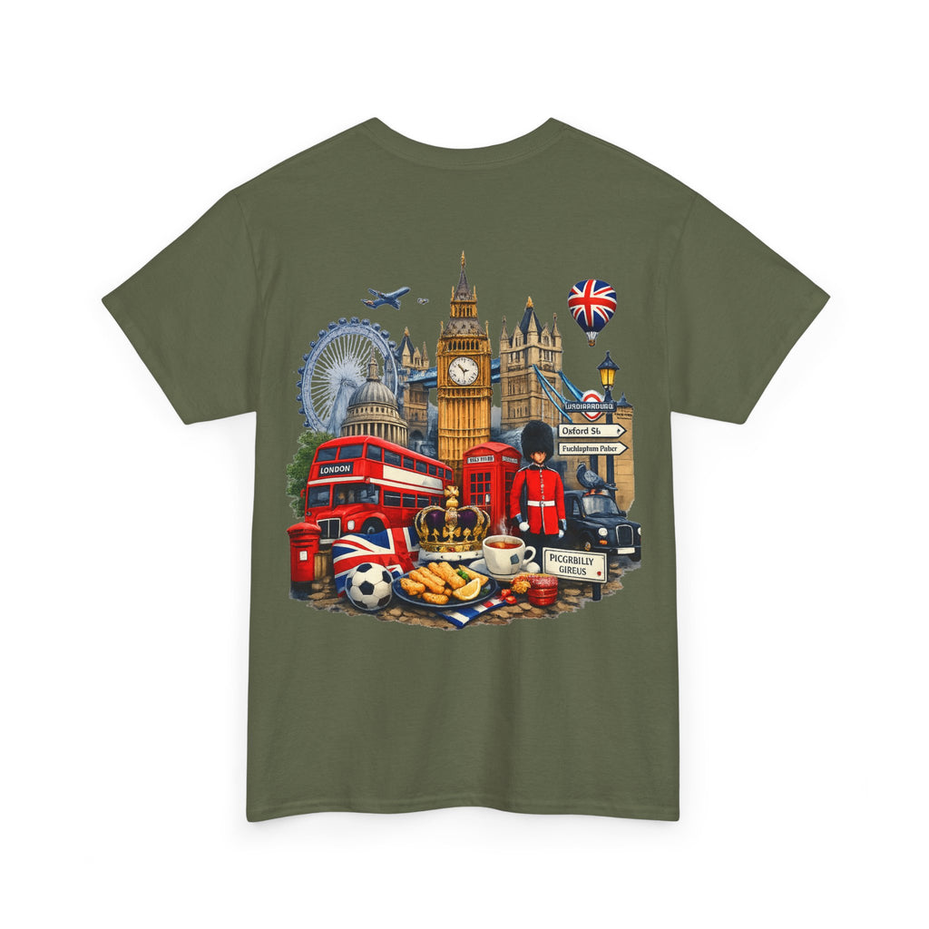 London Landmarks T‑Shirt — British Icons Collage Tee
