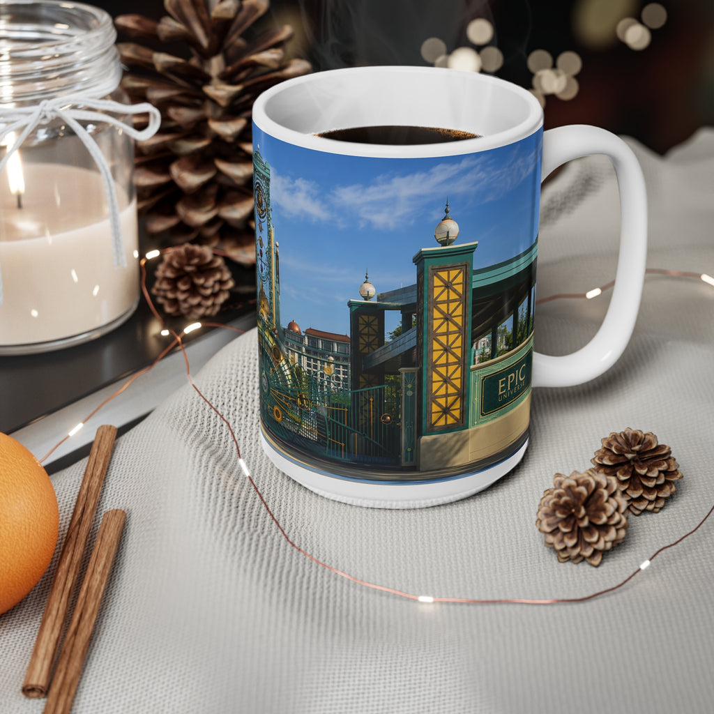 Epic Universe Gateway Ceramic Coffee Mug – 11oz & 15oz