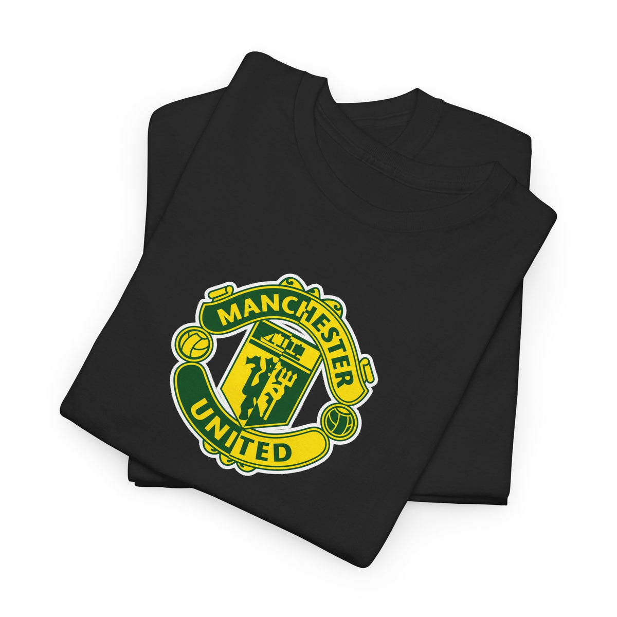 Manchester United Retro Crest Cotton T-Shirt