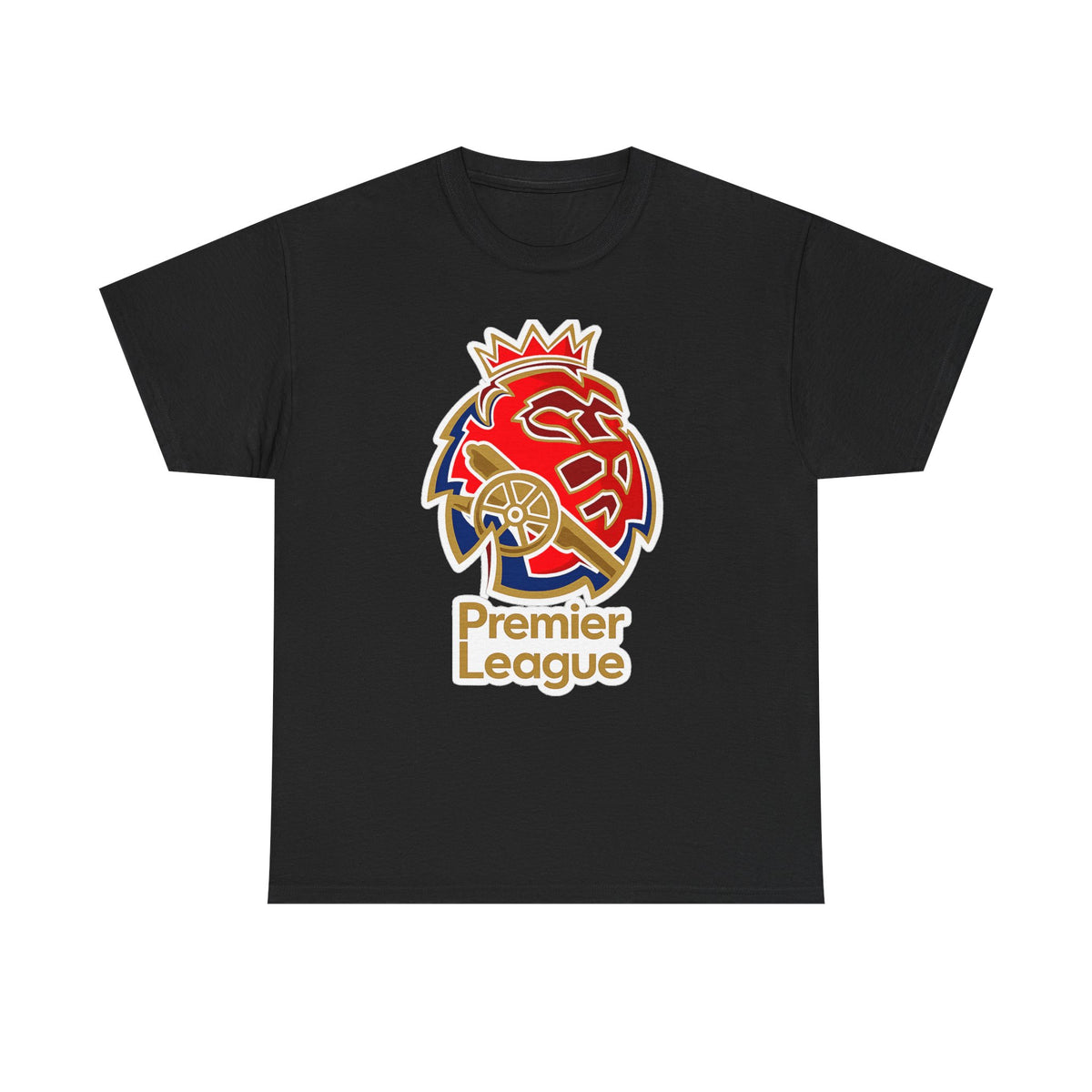 Arsenal Premier League Lion Logo T-Shirt — Soccer Fan Tee