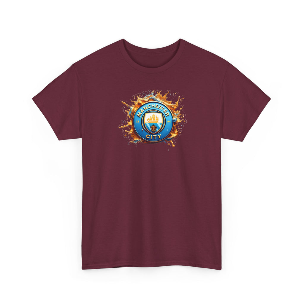 Manchester City T-Shirt – 'Eat. Sleep. City. Repeat.' Football Fan Tee