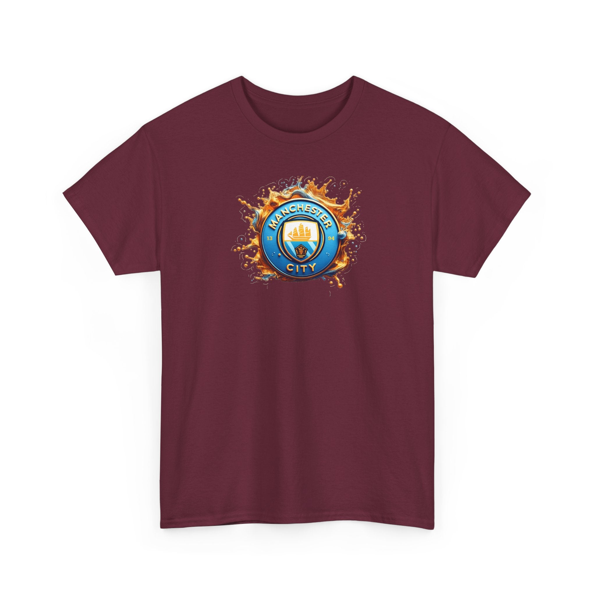 Manchester City T-Shirt – 'Eat. Sleep. City. Repeat.' Football Fan Tee