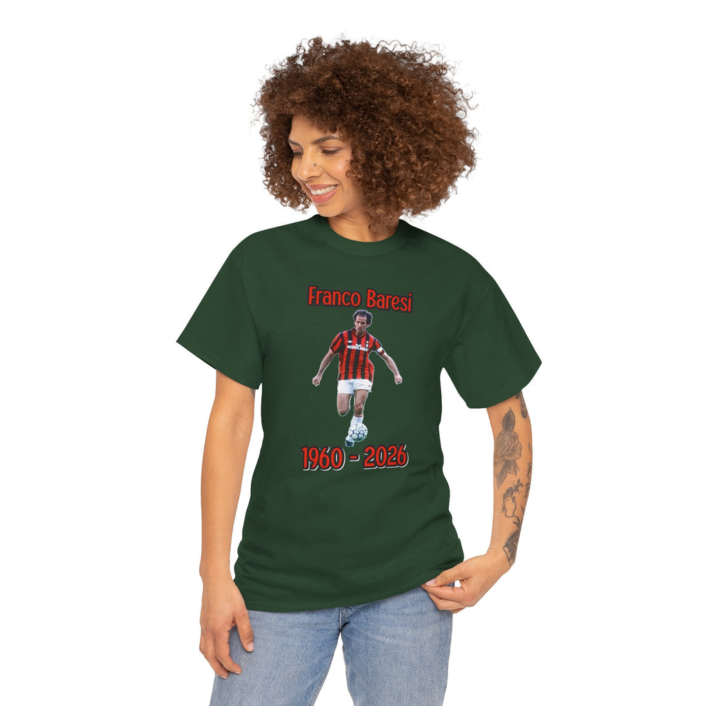 Franco Baresi 1960–2023 Memorial Soccer Tribute Tee