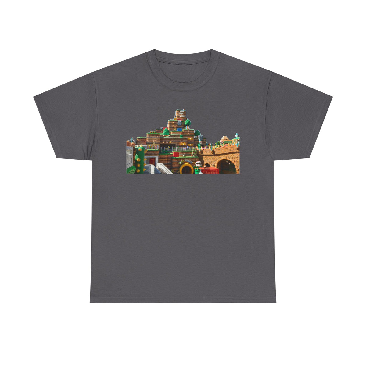 Epic Universe T-Shirt — Colorful Vintage Train Station Illustration Tee