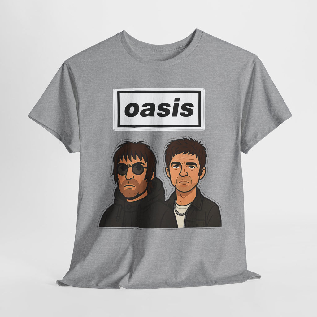 Oasis Inspired Unofficial Band Logo Tee — 'oasis' Graphic T-Shirt