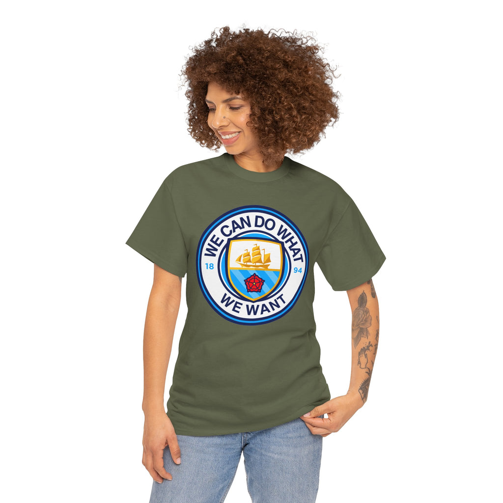 We Can Do What We Want Manchester  City Graphic Cotton T-Shirt