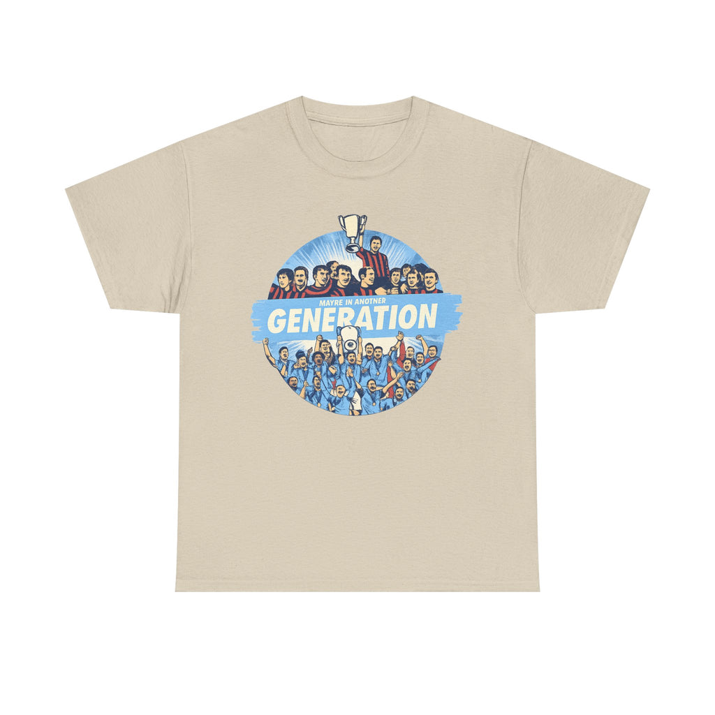 Manchester City Maybe in Another Generation Champions T‑Shirt — Retro Team Fan Tee