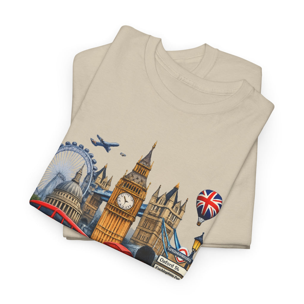 London Landmarks T‑Shirt — British Icons Collage Tee
