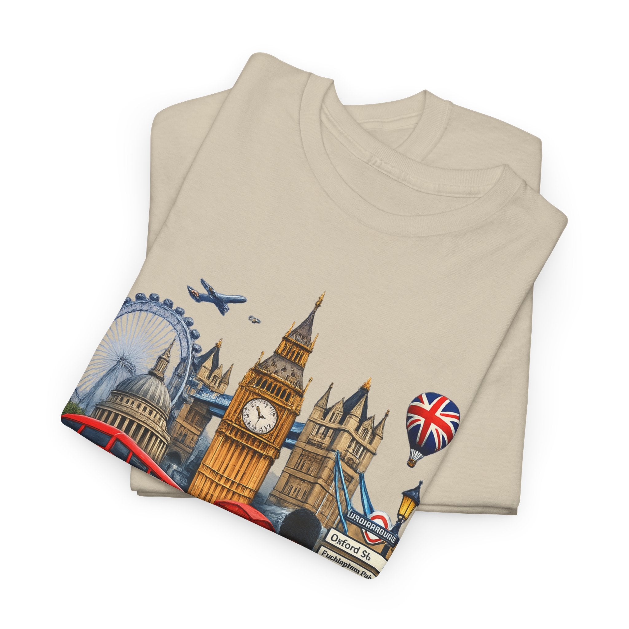 London Landmarks T‑Shirt — British Icons Collage Tee