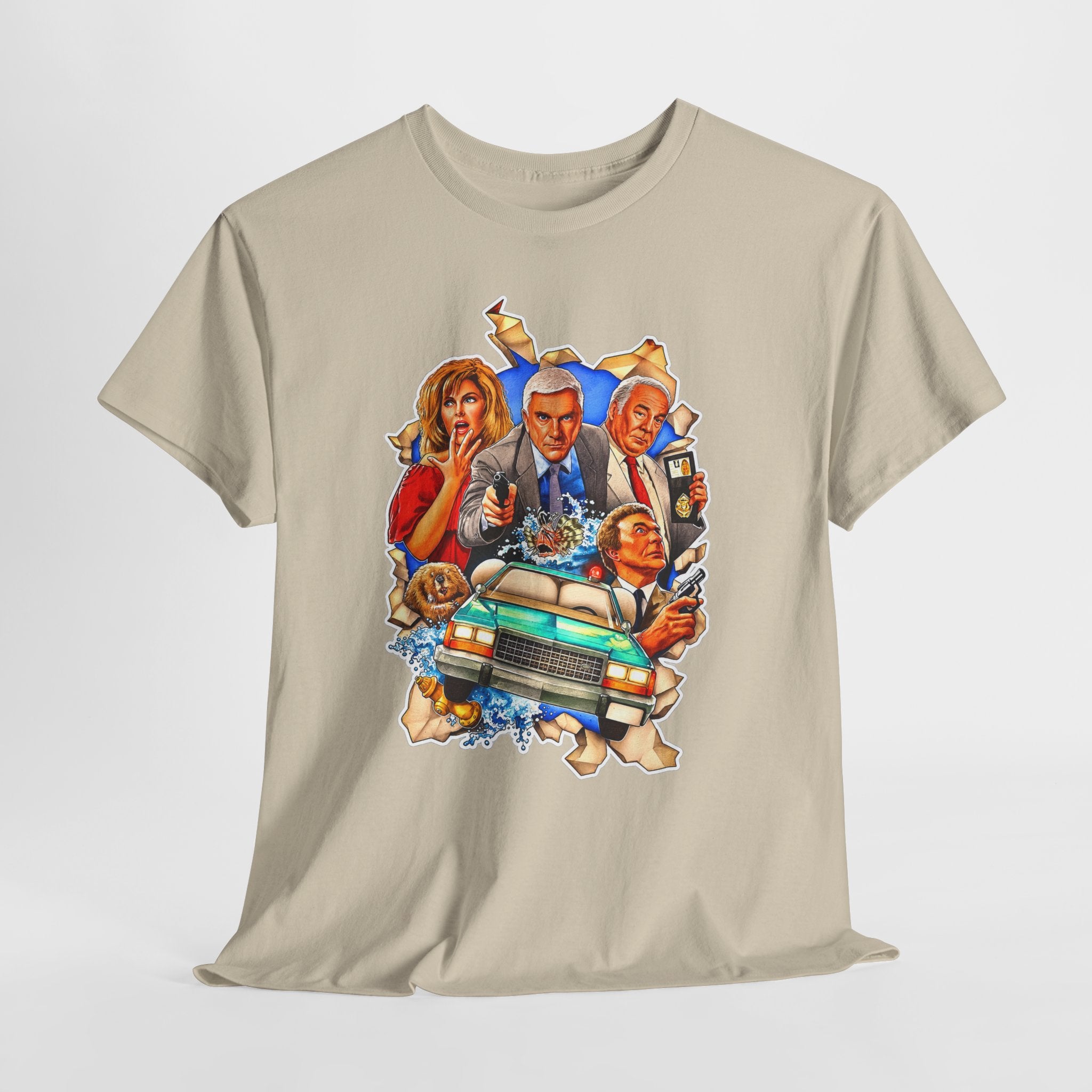 The Naked Gun / Police Squad Crime Comedy Movie Poster Cotton T-Shirt