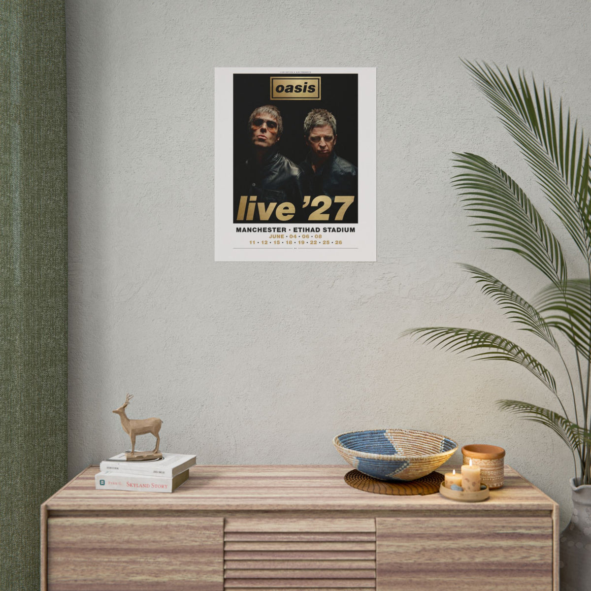 Oasis Live '27 Inspired Tour Poster