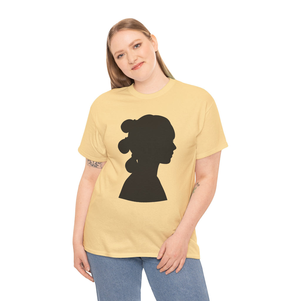 Princess Leia Star Wars Silhouette Profile Tee — Classic Portrait T‑Shirt