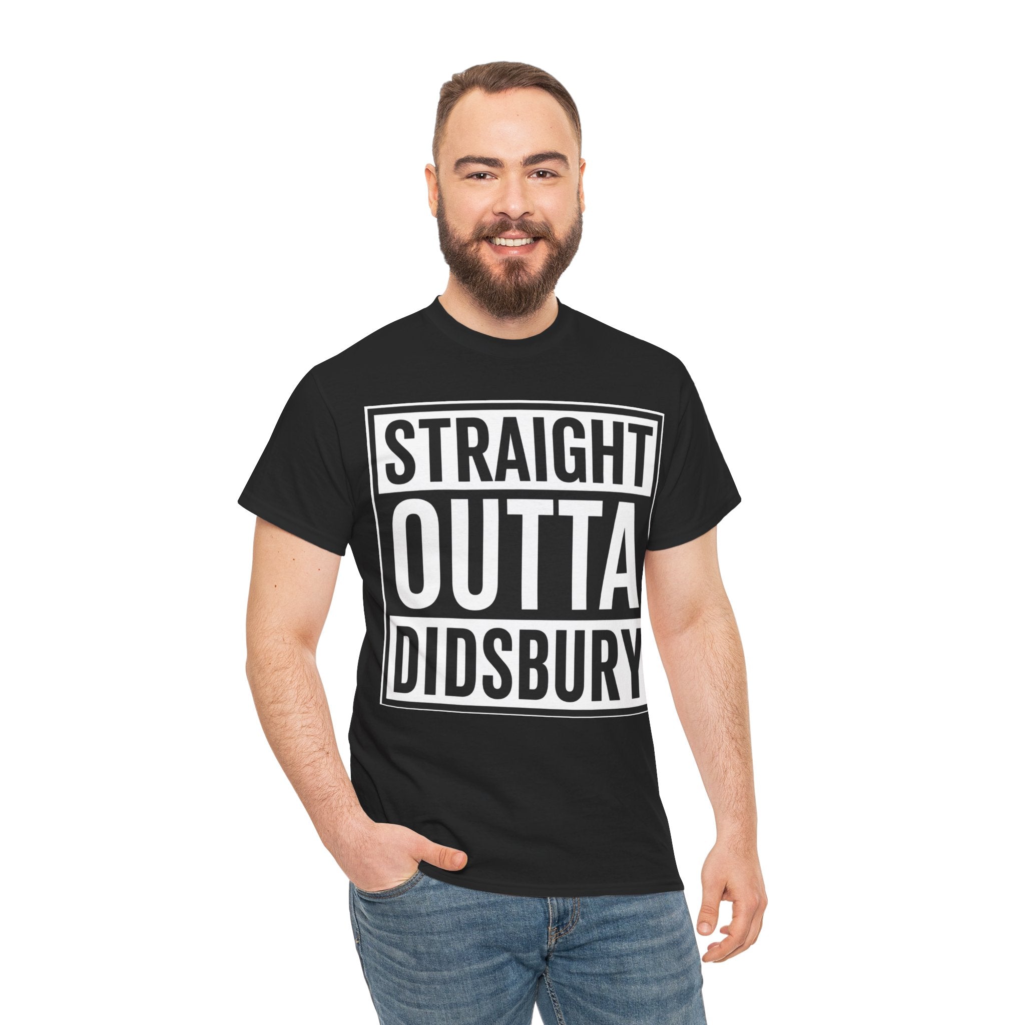 Straight Outta Didsbury T‑Shirt — Graphic City Pride Tee