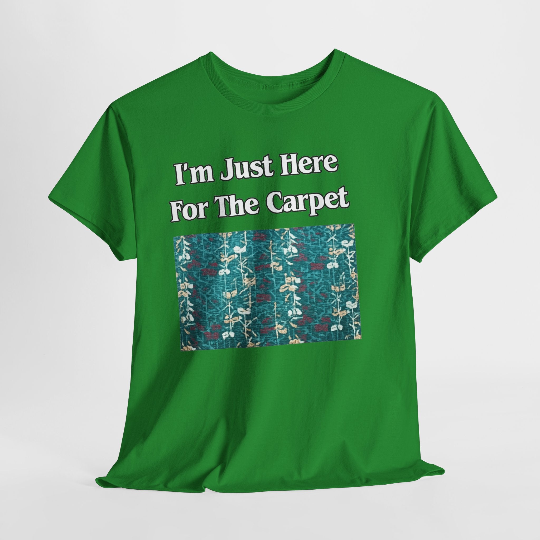 Orlando Airport Carpet Lover T-Shirt — "I'm Just Here For The Carpet" Graphic Tee