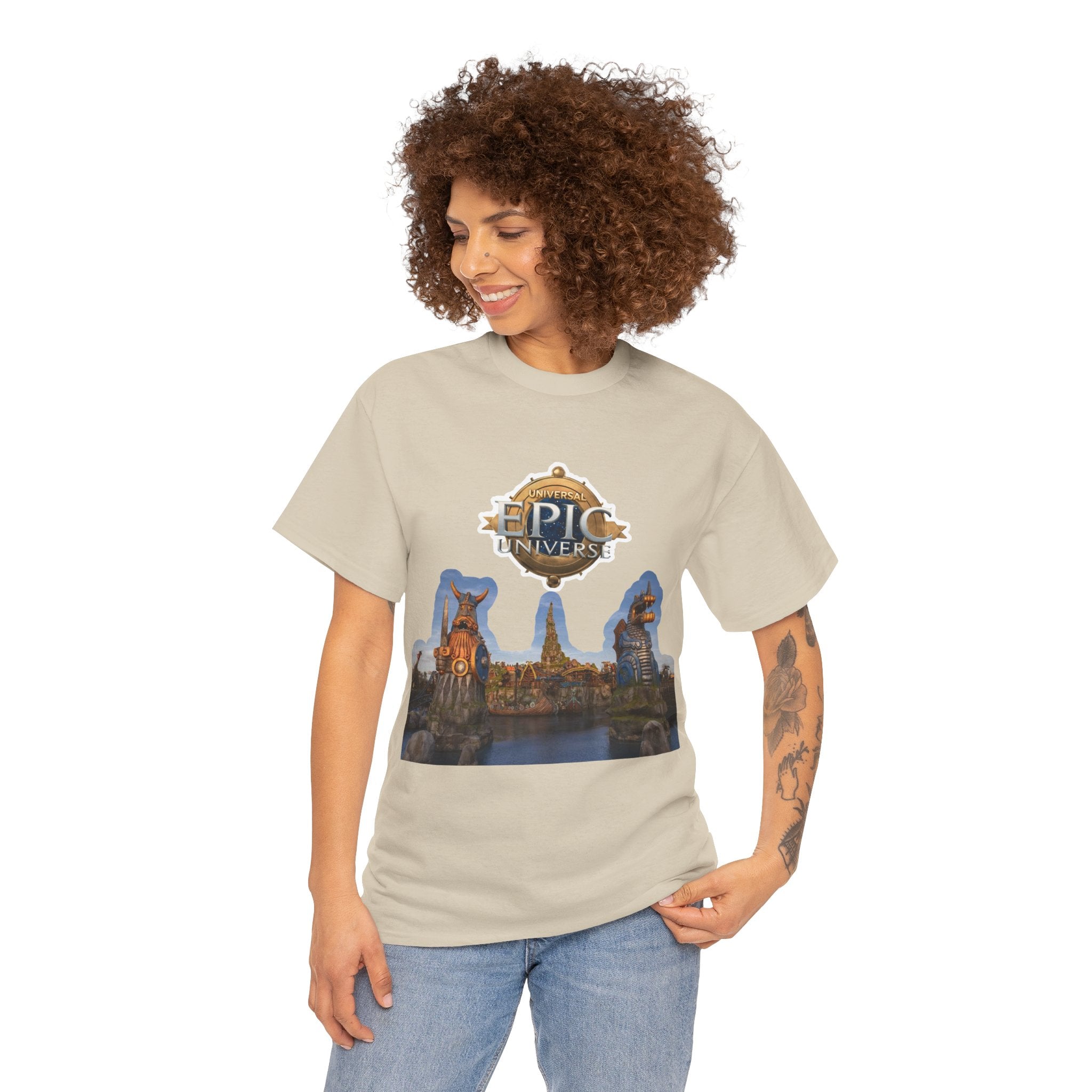 Epic Universe Theme Park T‑Shirt — Iconic Entrance Graphic Tee