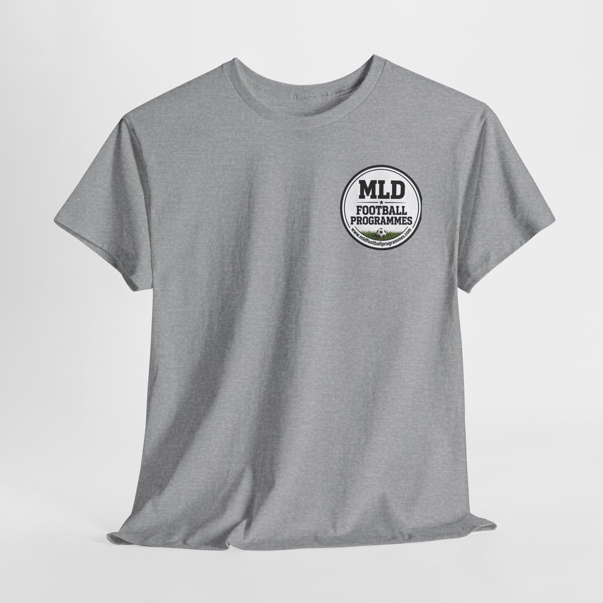 MLD Football Programmes Tee - Retro Logo Chest T-Shirt