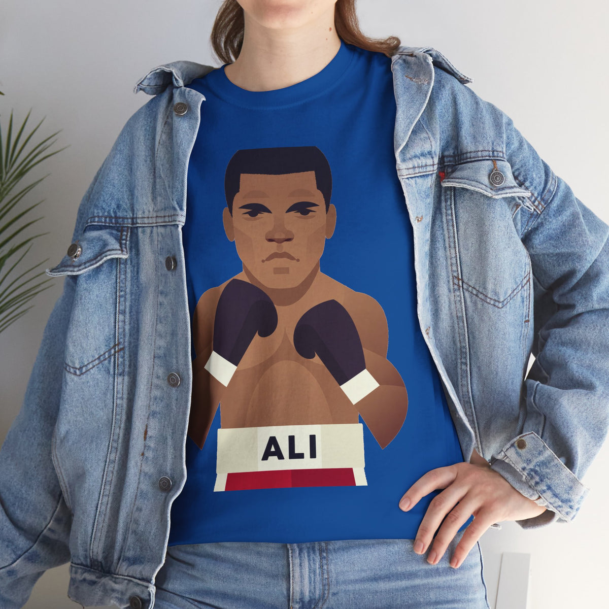 Muhammad Ali Boxing Champion Cotton T-Shirt