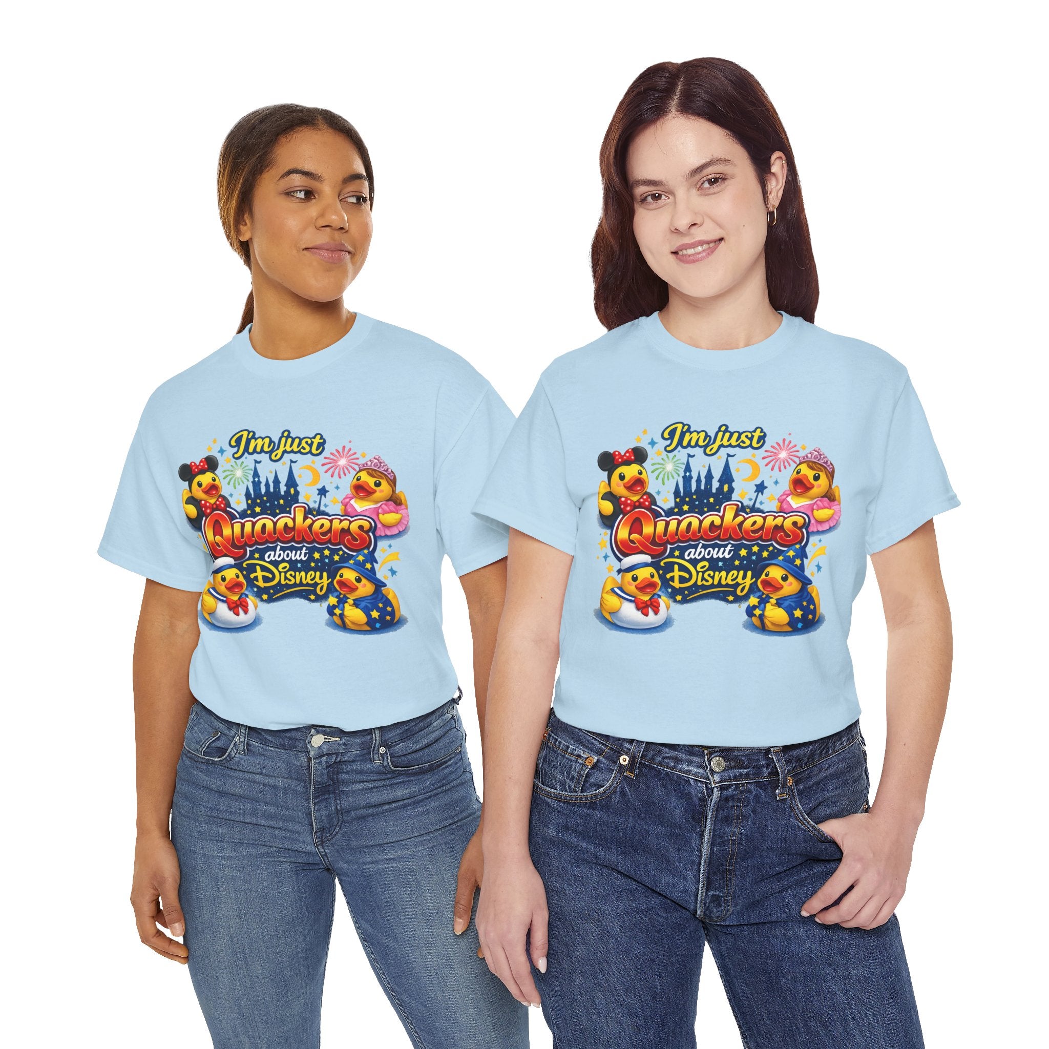 Quackers About Disney Rubber Duck Tee — "I'm Just Quackers About Disney" Graphic T-Shirt