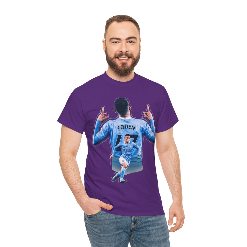 Phil Foden Soccer Fan T‑Shirt – Manchester City Jersey Graphic Tee
