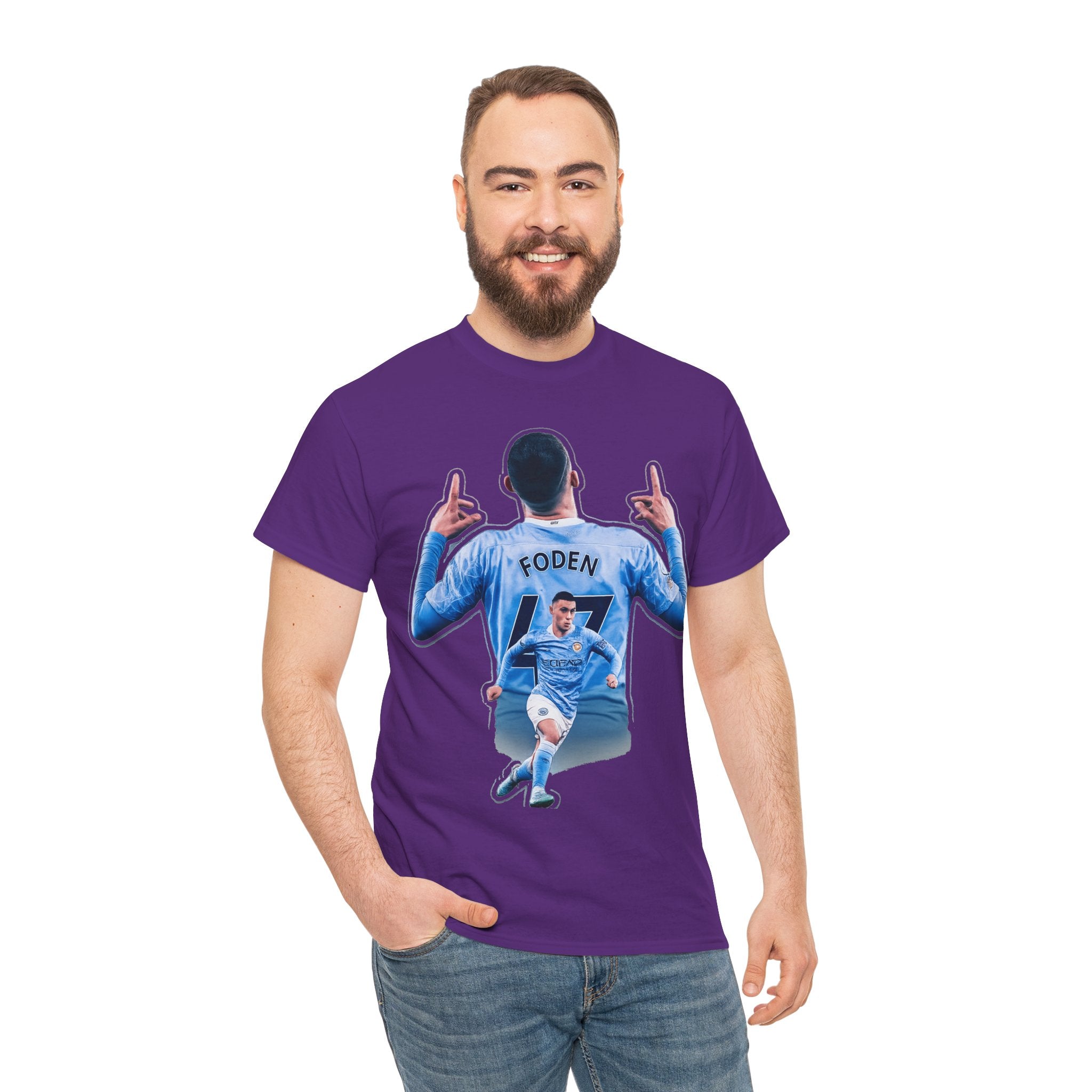 Phil Foden Soccer Fan T‑Shirt – Manchester City Jersey Graphic Tee